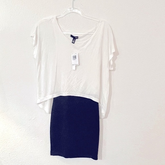 Brand New with tags sz XS Aqua dress twotone bodycon party vacation cocktail nwt - Picture 5 of 15